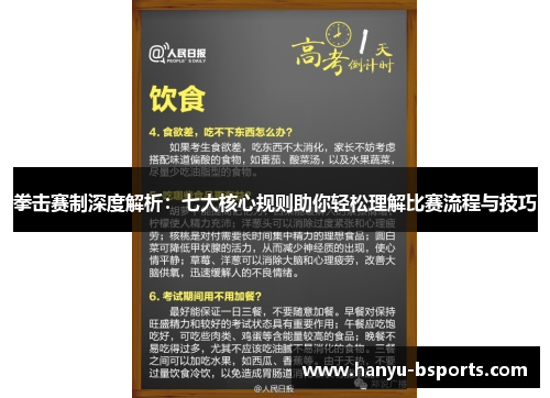 拳击赛制深度解析：七大核心规则助你轻松理解比赛流程与技巧